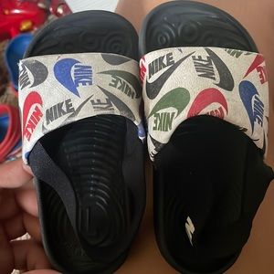 Good condition just dirty! Son cannot fit anymore.